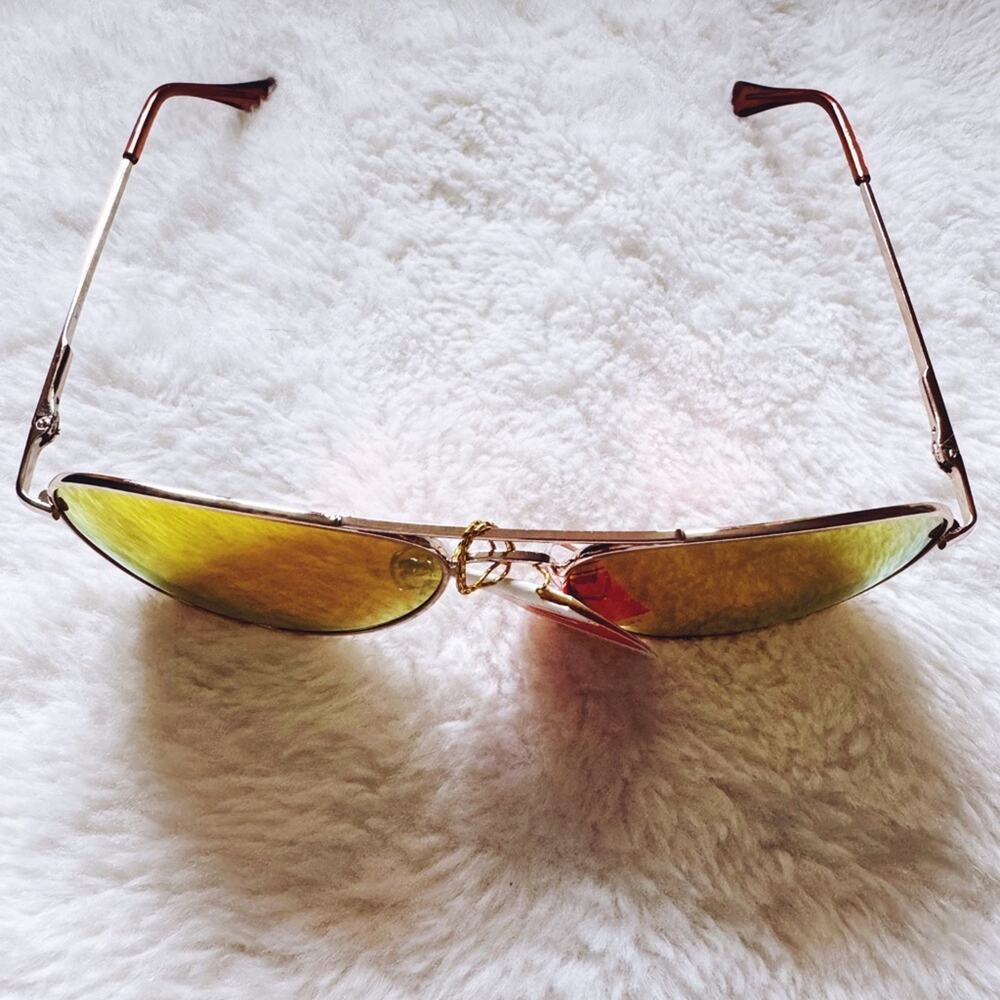 Zane Orange Polarized Mirrored Sunglasses - Picture 3 of 15